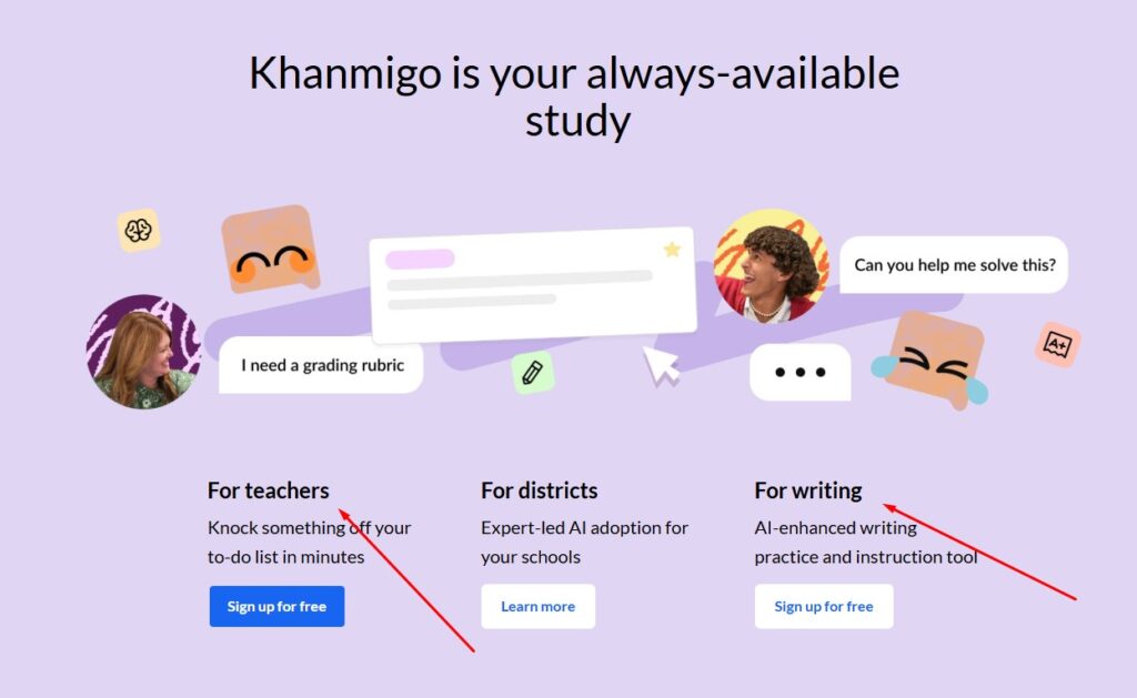 موقع Khanmigo