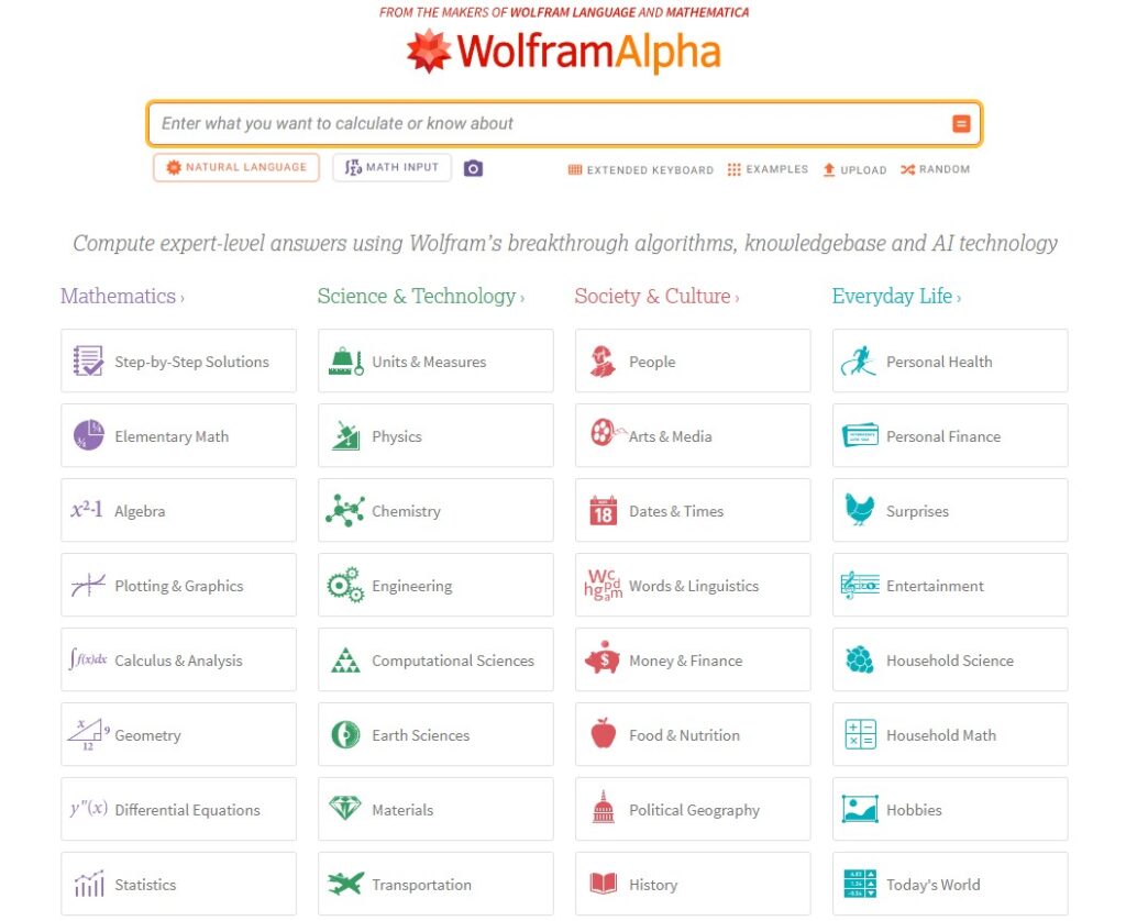Wolfram Alpha